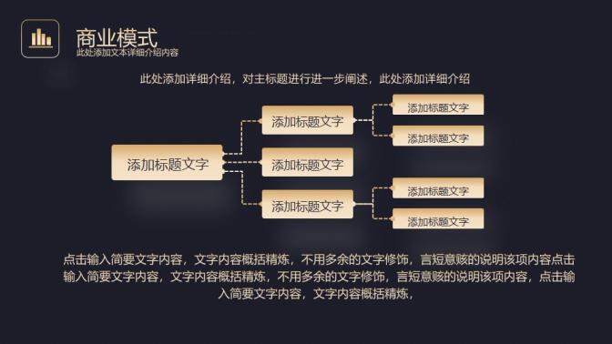 高端黑金商业计划书PPT模板