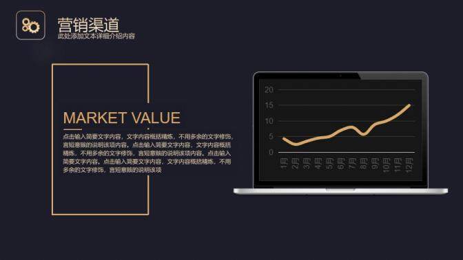 高端黑金商业计划书PPT模板