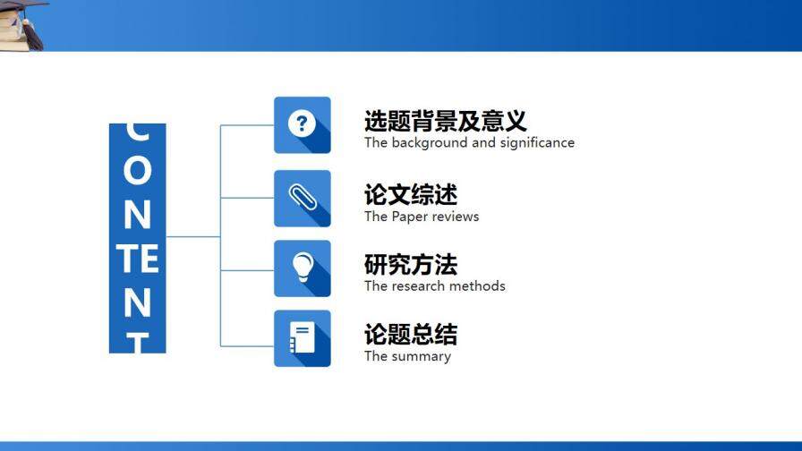 學位帽畢業(yè)設(shè)計答辯PPT模板