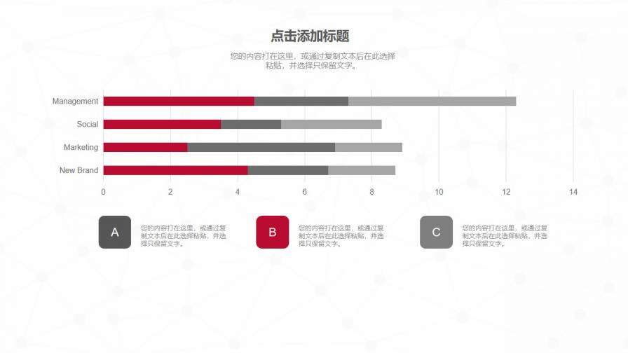 中國銀行工作總結PPT模板