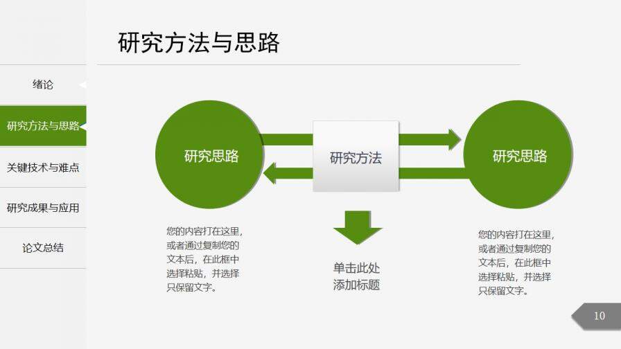 側(cè)邊欄導(dǎo)航開題報告PPT模板