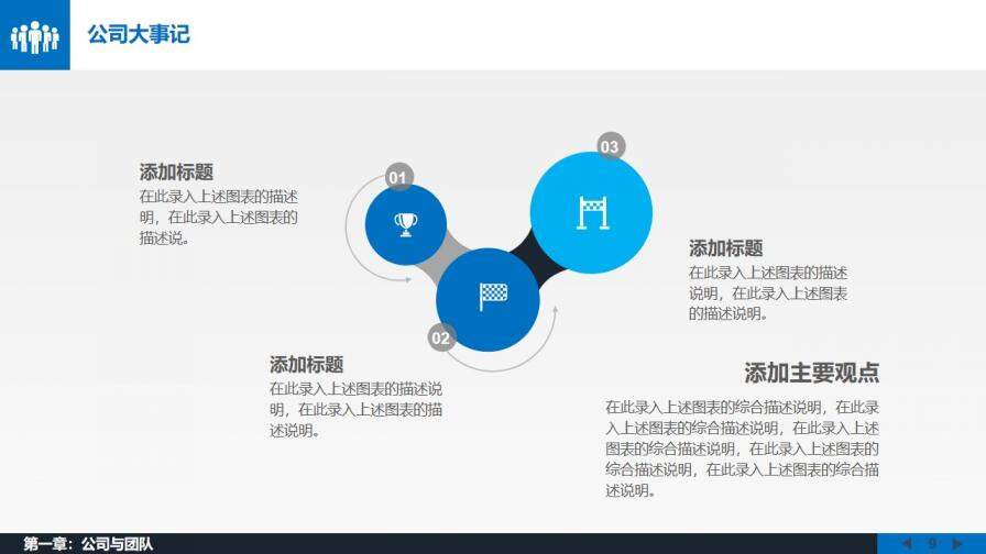 大氣商務(wù)動態(tài)公司介紹PPT模板