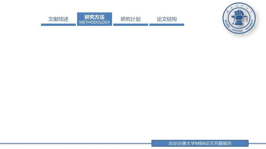 论文答辩开题报告通用PPT模板