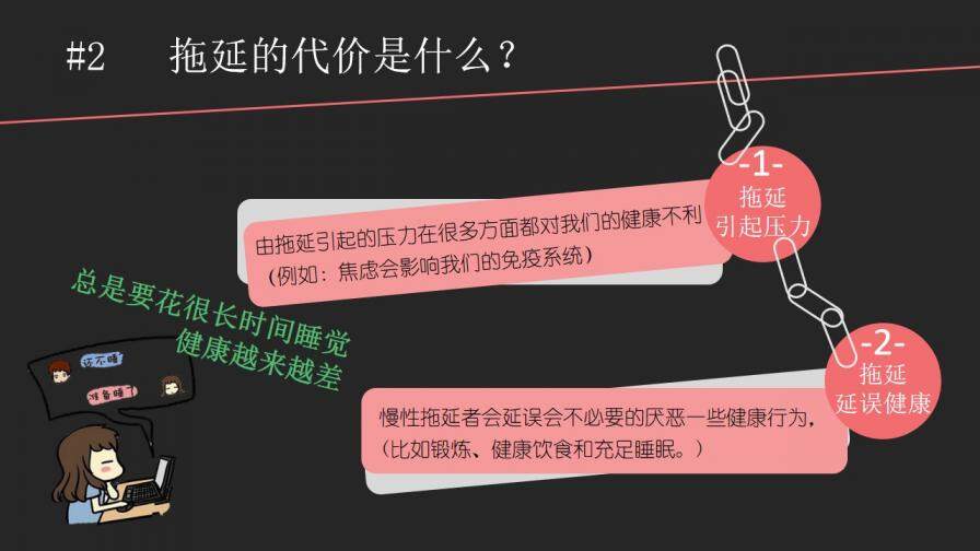 戰(zhàn)勝拖延癥讀書筆記PPT作品