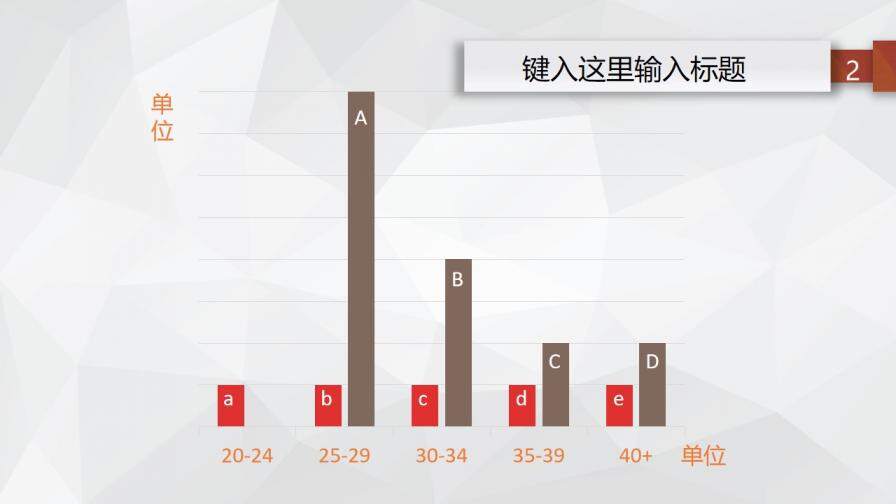 簡約多邊形工作匯報PPT模板