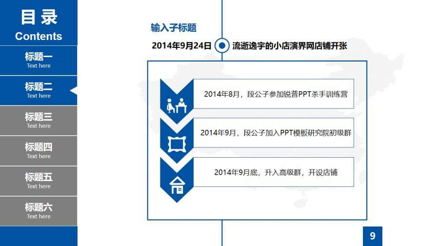 目錄導航論文答辯PPT模板