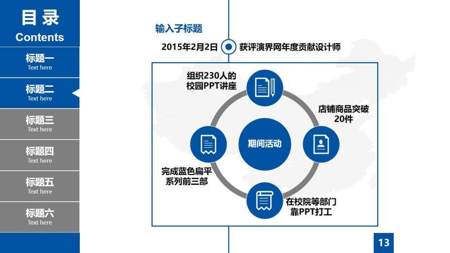 目錄導航論文答辯PPT模板