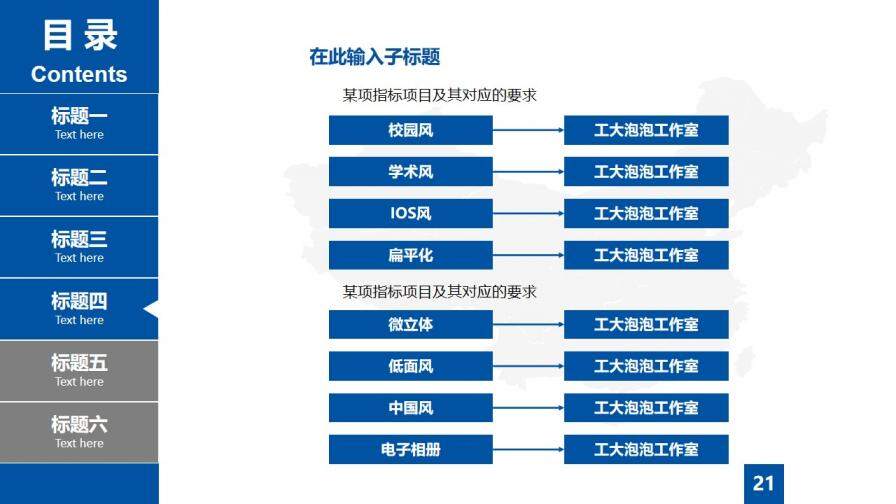 目錄導航論文答辯PPT模板