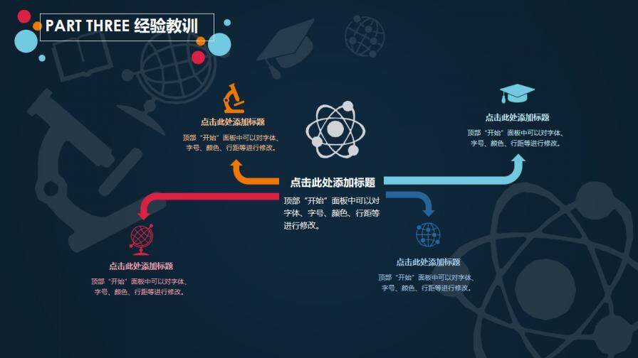 教师学校工作总结汇报PPT模板