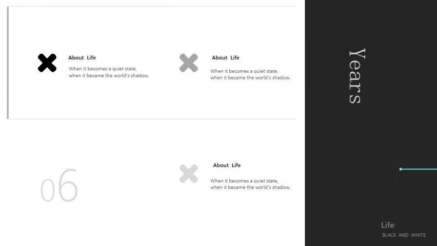 黑白簡約創(chuàng)意設(shè)計(jì)PPT模板