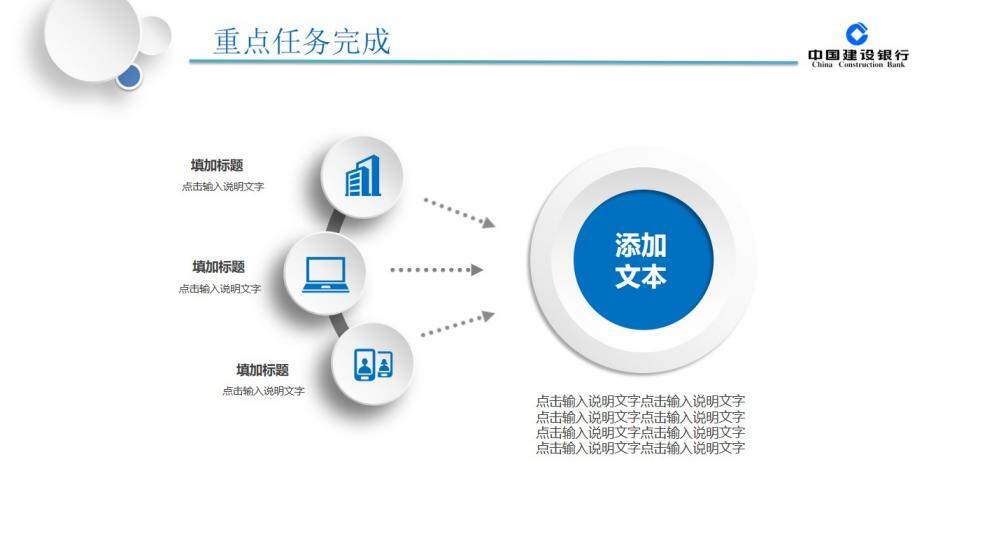 精美建行年終匯報總結PPT模板