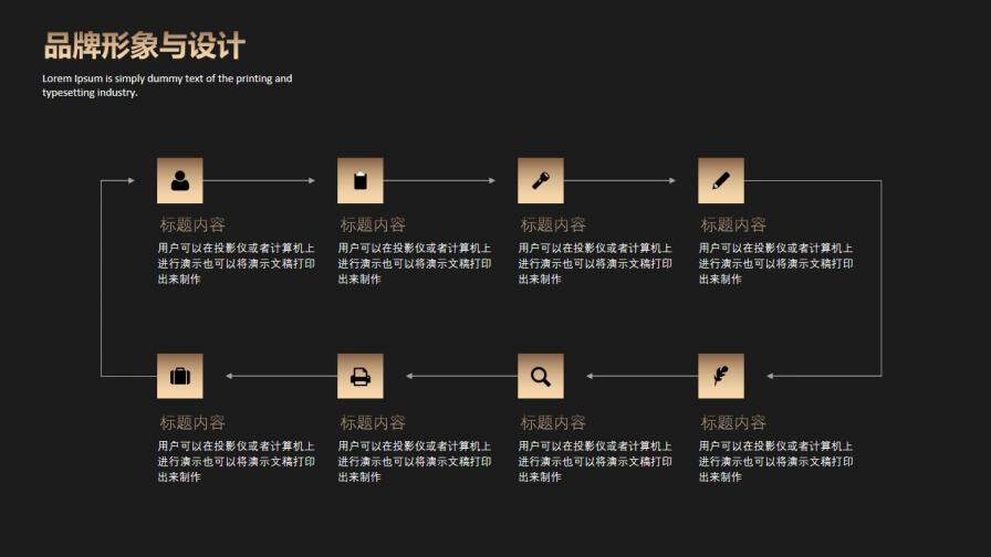 時(shí)尚黑金歐美范商務(wù)PPT模板