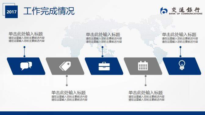 交通銀行工作總結(jié)匯報(bào)PPT模板