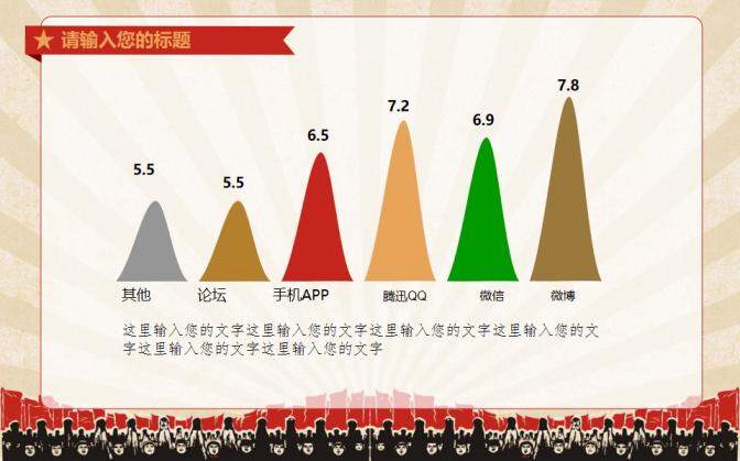 創(chuàng)意激情激勵文革風PPT模板