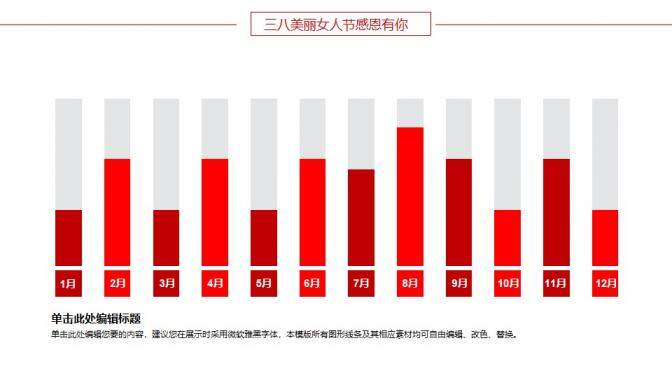 玫瑰花三八女人節(jié)PPT模板