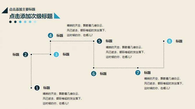 時尚LOMO風格電腦桌面PPT模板