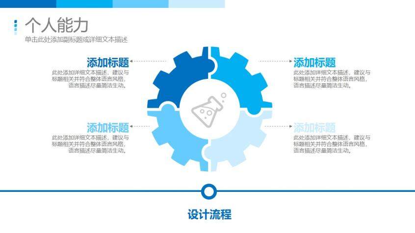 精美科技感求職簡歷PPT模板