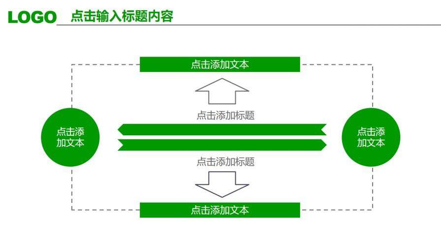 清爽绿色年终工作汇报PPT模板