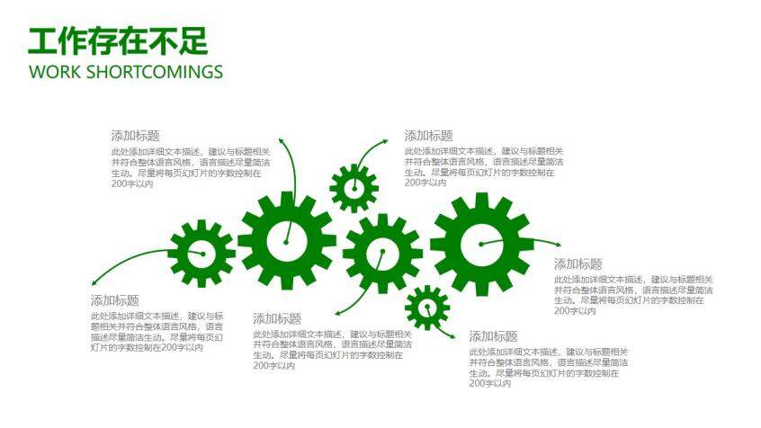 大气年度工作总结计划PPT模板