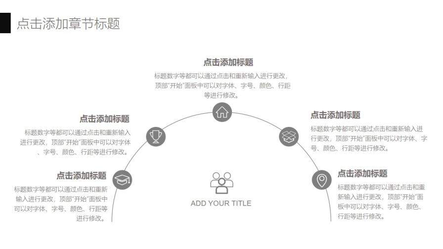 極簡黑色商務匯報PPT模板