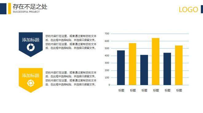 簡潔大方年終匯報PPT模板