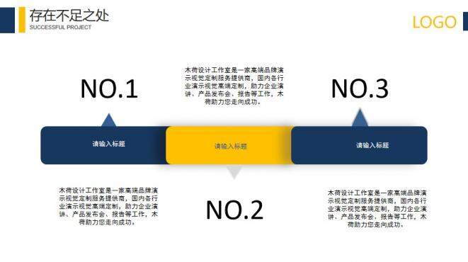 簡潔大方年終匯報PPT模板