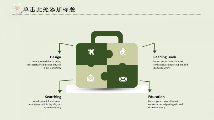 淡雅唯美工作總結(jié)匯報PPT模板