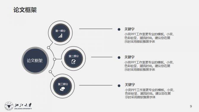 深藍(lán)質(zhì)感論文答辯PPT模板