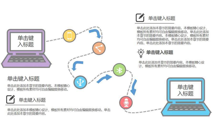 教學講課可愛卡通兒童教育PPT模板