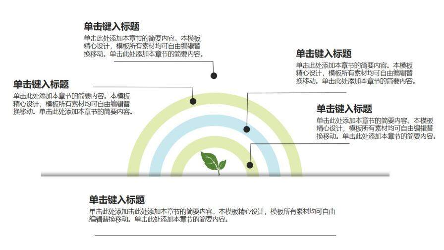 可爱卡通儿童早教教育PPT模板