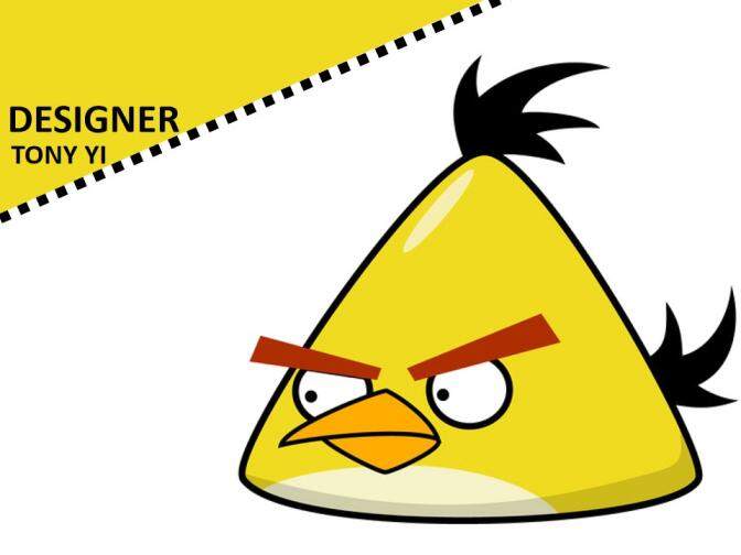 愤怒的小鸟卡通动漫通用PPT模板