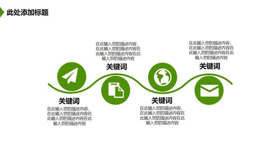 绿色公司简介创业计划PPT模板
