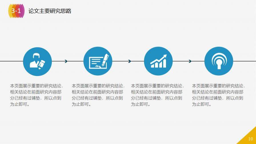 彩色極簡風(fēng)畢業(yè)論文答辯PPT模板