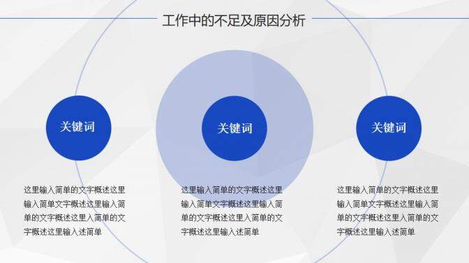 蓝色商务工作总结述职报告工作计划汇报PPT模板