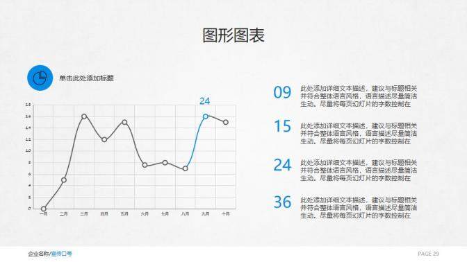 简洁大气欧美风格产品介绍实习转正述职报告PPT模板