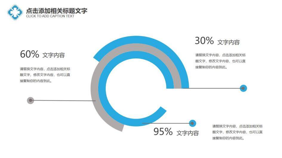 简洁大气医疗医药行业机构年度工作总结汇报PPT模板