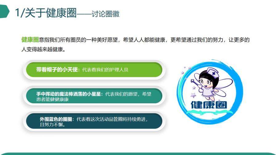 微立体创意品管圈医疗医学机构研究成果汇报PPT模板