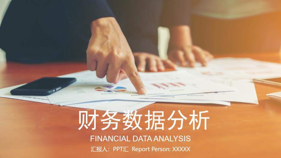 财务数据分析PPT模板