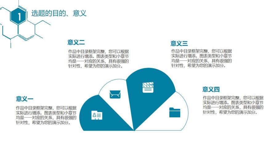 白色简约动态化工化学毕业论文PPT模板