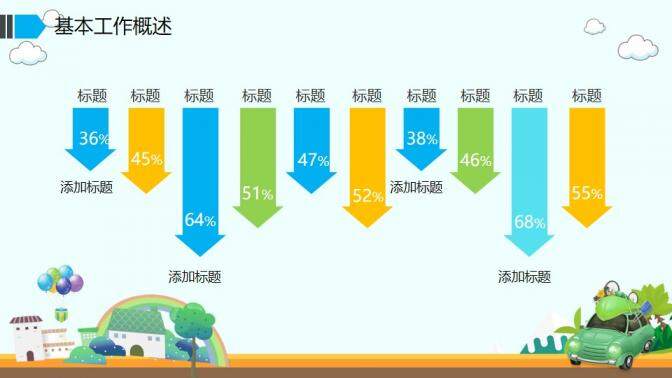 卡通教育教學(xué)新學(xué)期家長會(huì)PPT模板