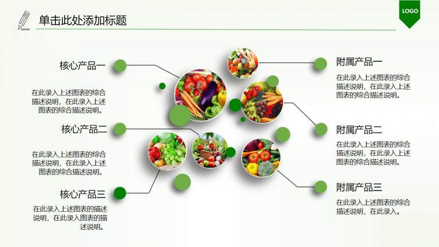 天然綠色有機環(huán)保蔬菜農(nóng)產(chǎn)品宣傳展示PPT模板