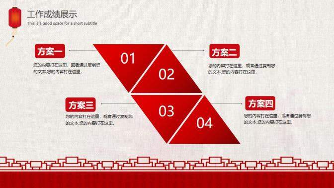 紅色大氣中國風(fēng)年終總結(jié)暨新年計(jì)劃PPT模板