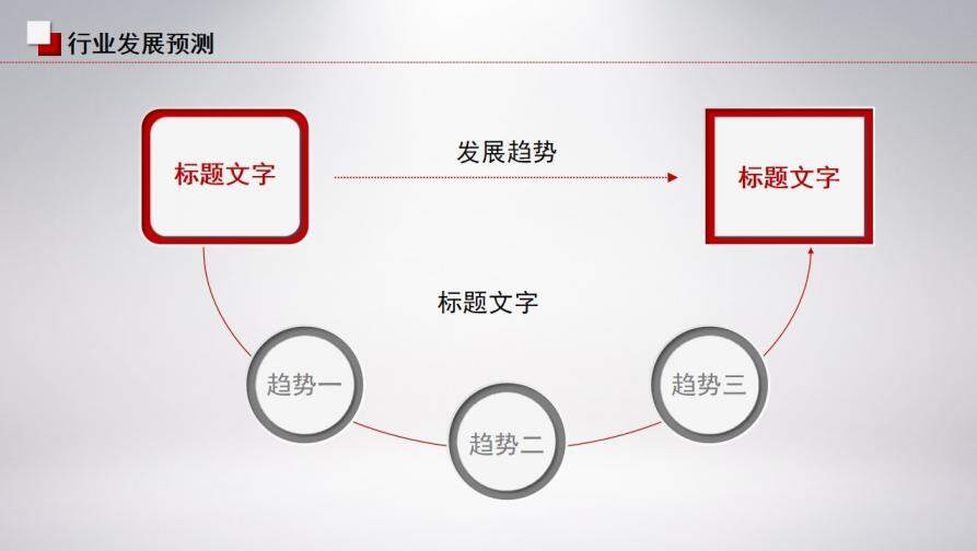 红色扁平化年中工作计划汇报个人总结PPT模板