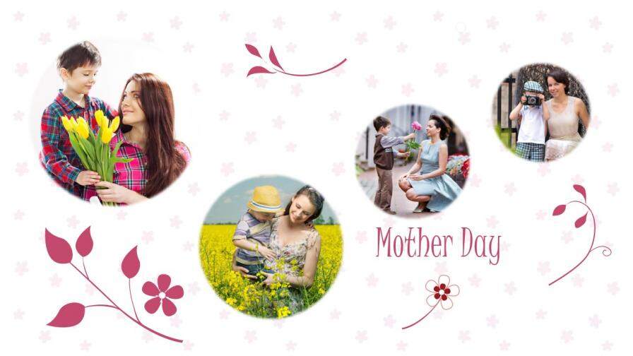 温情风感恩母亲节相册活动策划汇报PPT模板