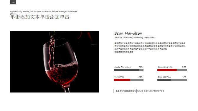 大气创意葡萄酒文化宣传介绍PPT模板