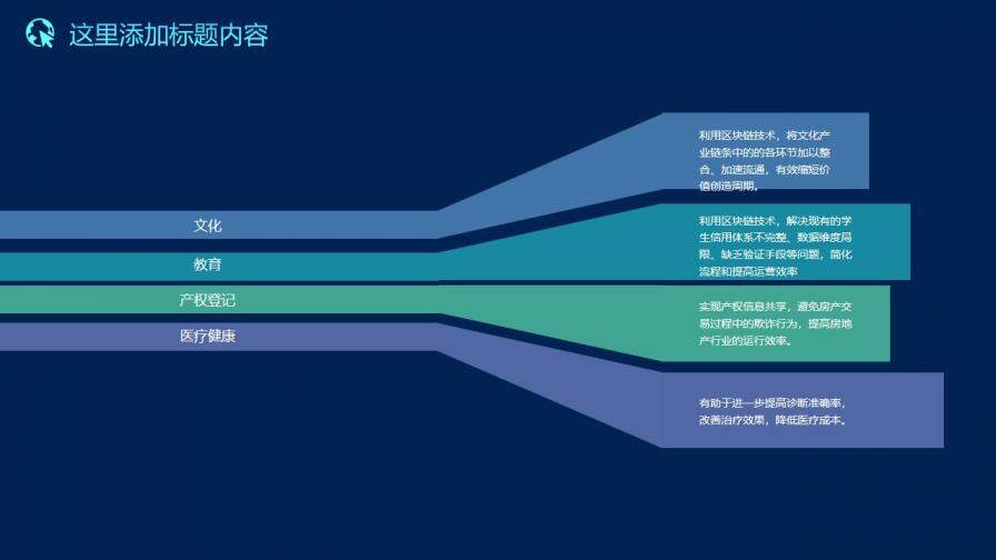 蓝色区块链智能科技峰会汇报展示PPT模板