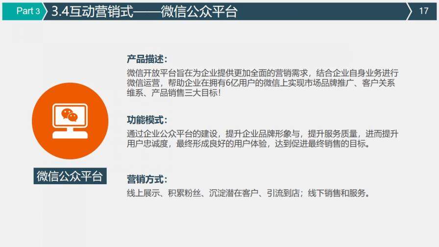某公司微信營銷策劃方案PPT模板
