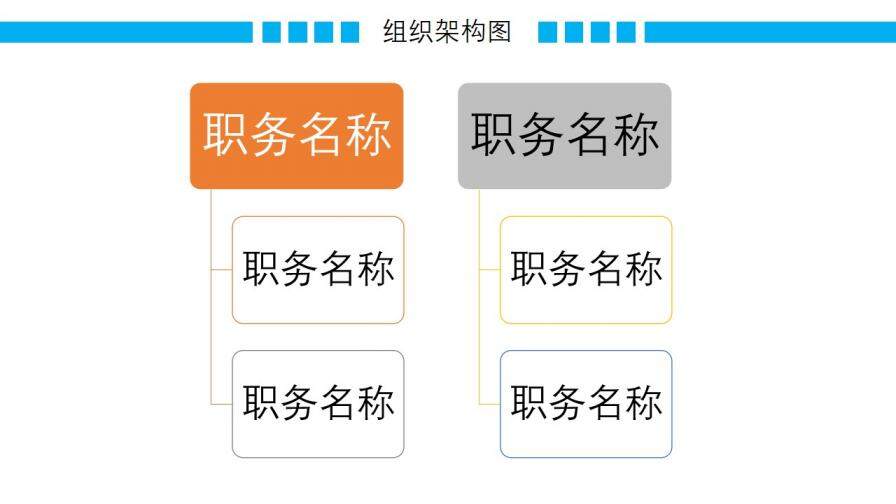 動態(tài)彩色組織架構(gòu)圖組織結(jié)構(gòu)PPT模板