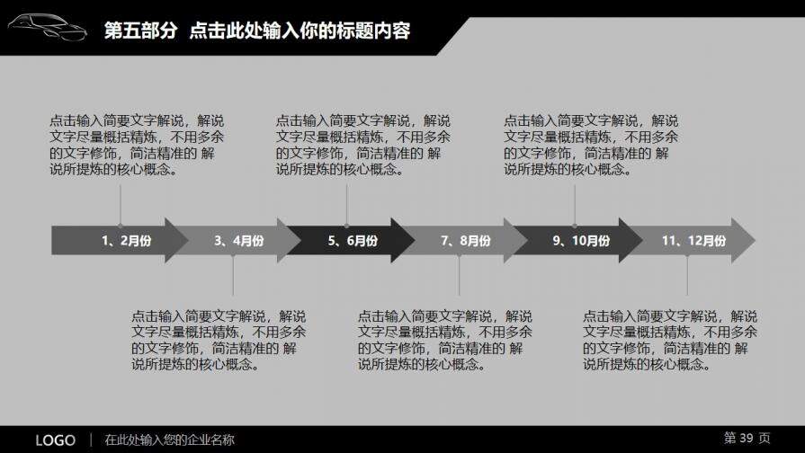 黑色炫酷汽車行業(yè)營銷宣講PPT模板