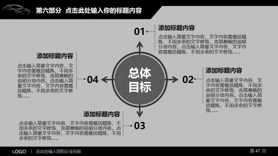 黑色炫酷汽車行業(yè)營銷宣講PPT模板